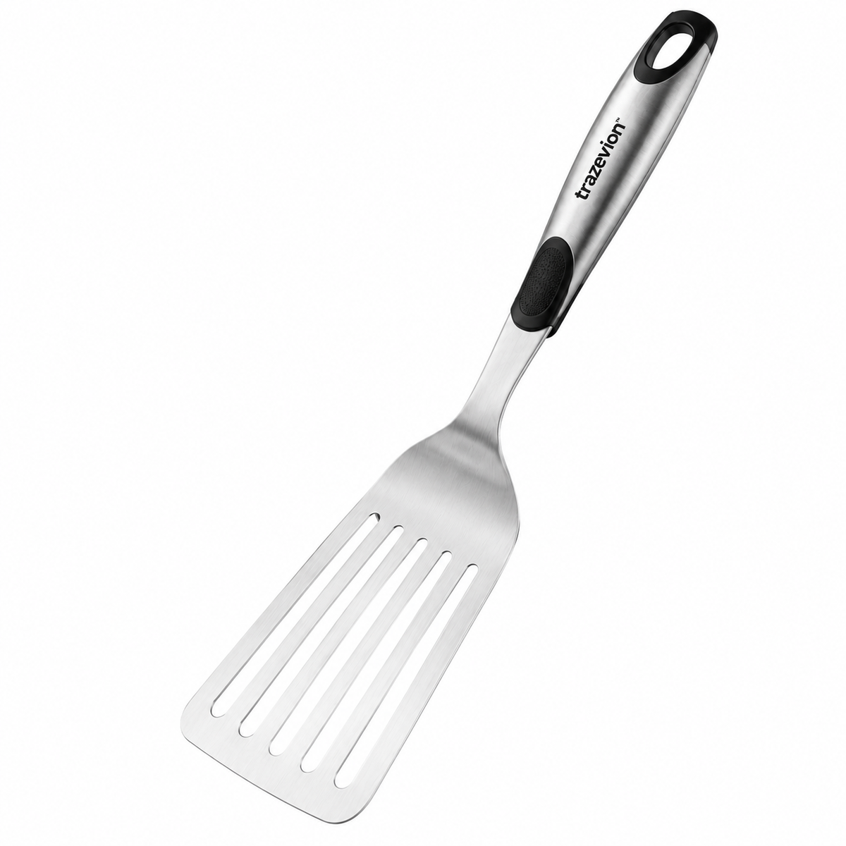 trazevion™ PrecisionGrip Stainless Steel Fish Turner Spatula