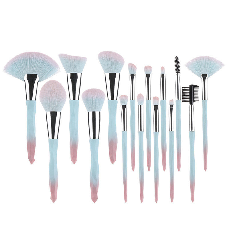 Pinceau de maquillage à manche diamant