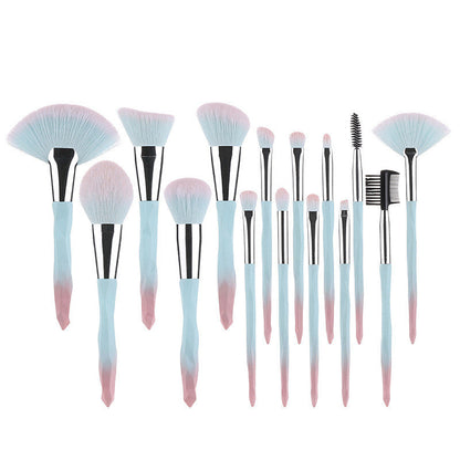 Pinceau de maquillage à manche diamant