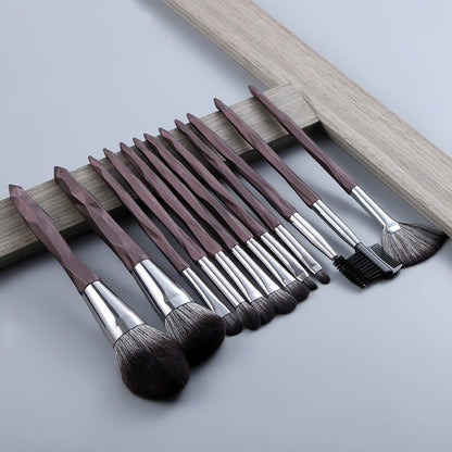 Pinceau de maquillage à manche diamant