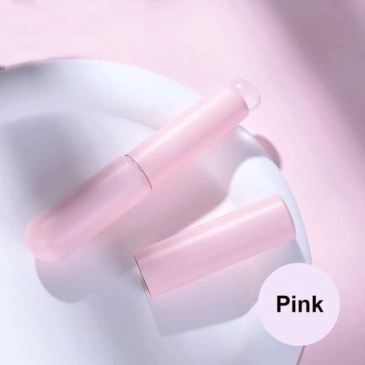 Pinceau à lèvres en silicone avec capuchon – applicateur réutilisable pour rouge à lèvres, baume et gloss