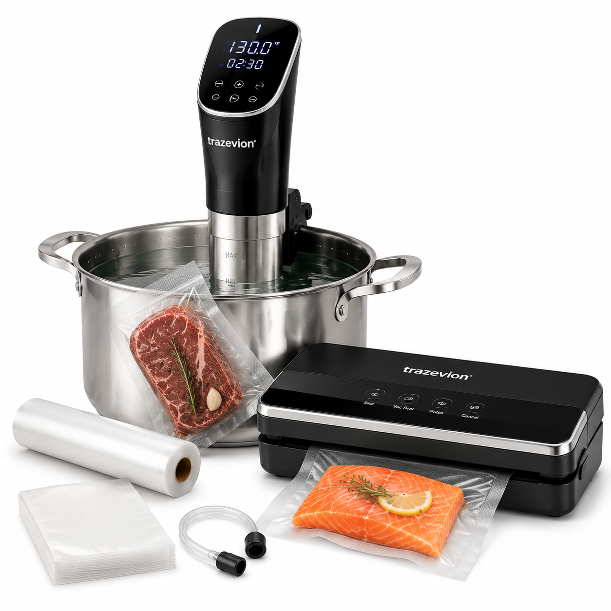 trazevion™ PrecisionTemp Sous Vide & Vacuum Preservation System