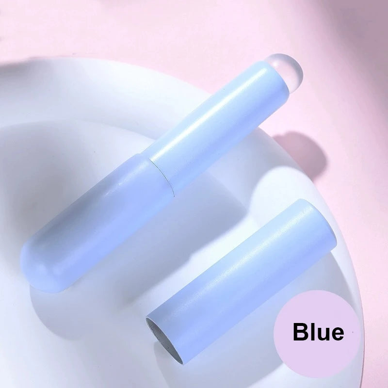 Pinceau à lèvres en silicone avec capuchon – applicateur réutilisable pour rouge à lèvres, baume et gloss