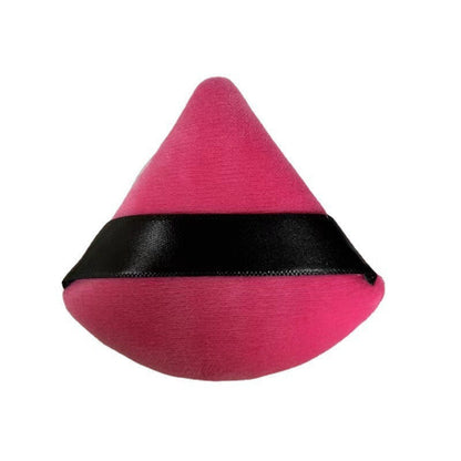 Houppette courte en velours pour poudre de finition